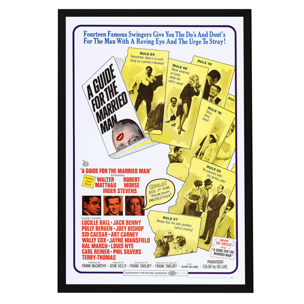 "Guide For The Married Man" (1967) Framed Movie Poster