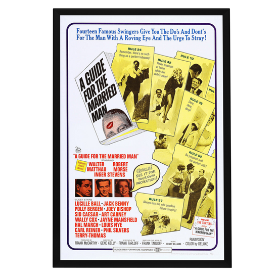 "Guide For The Married Man" (1967) Framed Movie Poster