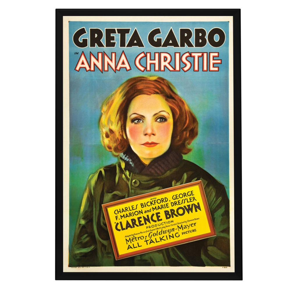 "Anna Christie" (1930) Framed Movie Poster