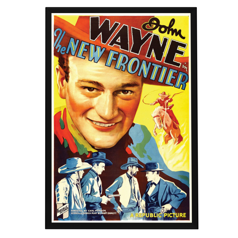 "New Frontier" (1939) Framed Movie Poster