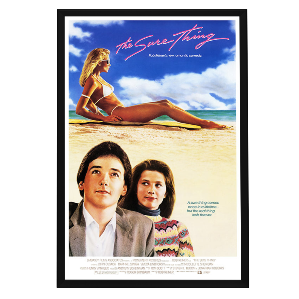 "Sure Thing" (1985) Framed Movie Poster