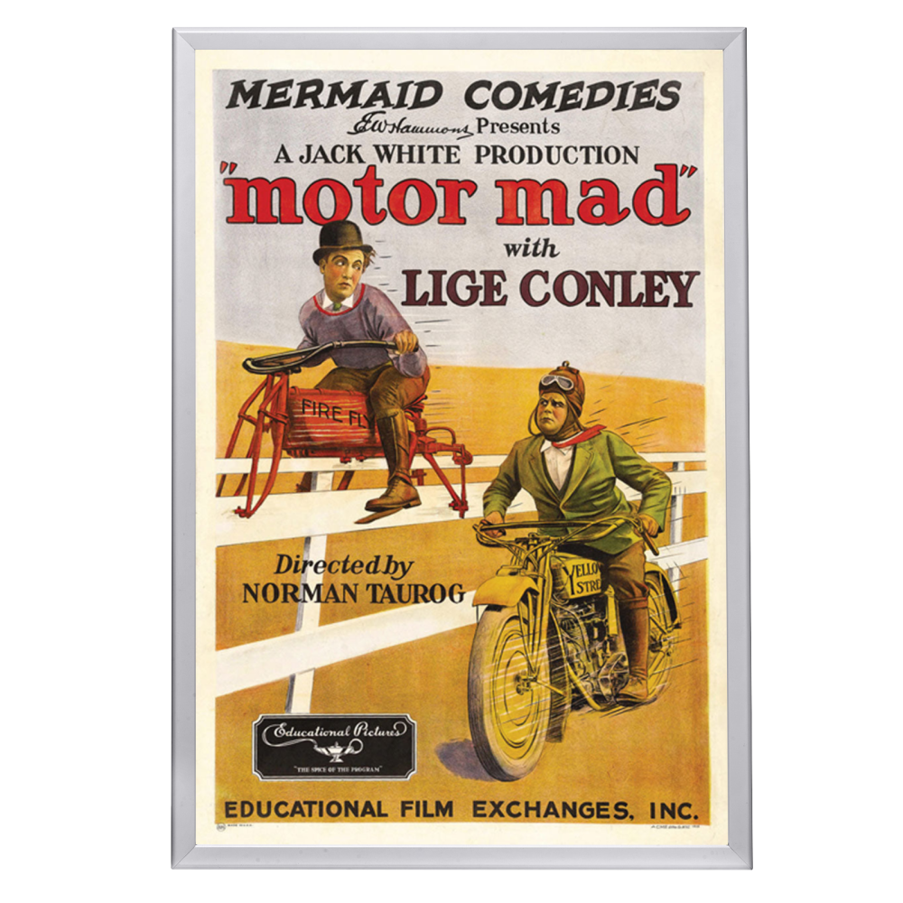 "Motor Mad" (1924) Framed Movie Poster
