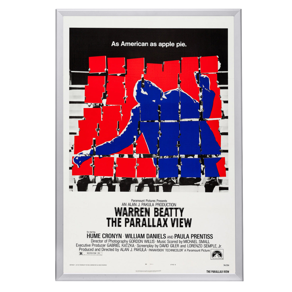 "Parallax VIew" (1974) Framed Movie Poster