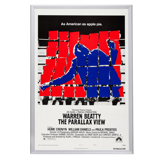 "Parallax VIew" (1974) Framed Movie Poster