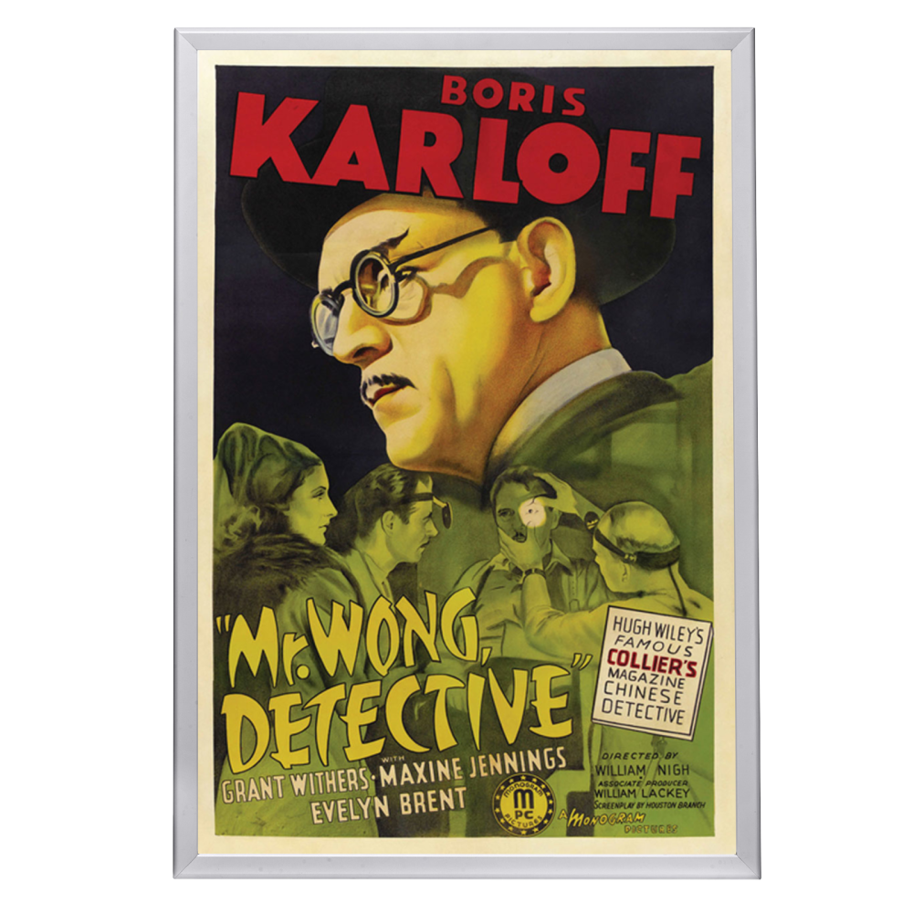 "Mr. Wong, detective" (1938) Framed Movie Poster