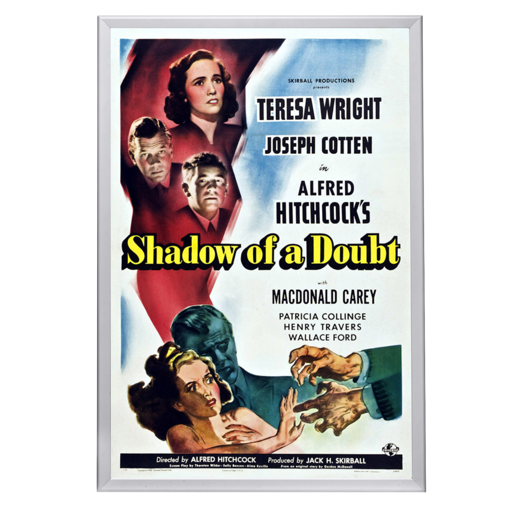 "Shadow Of A Doubt" (1943) Framed Movie Poster