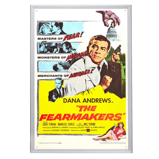 "Fearmakers" (1958) Framed Movie Poster