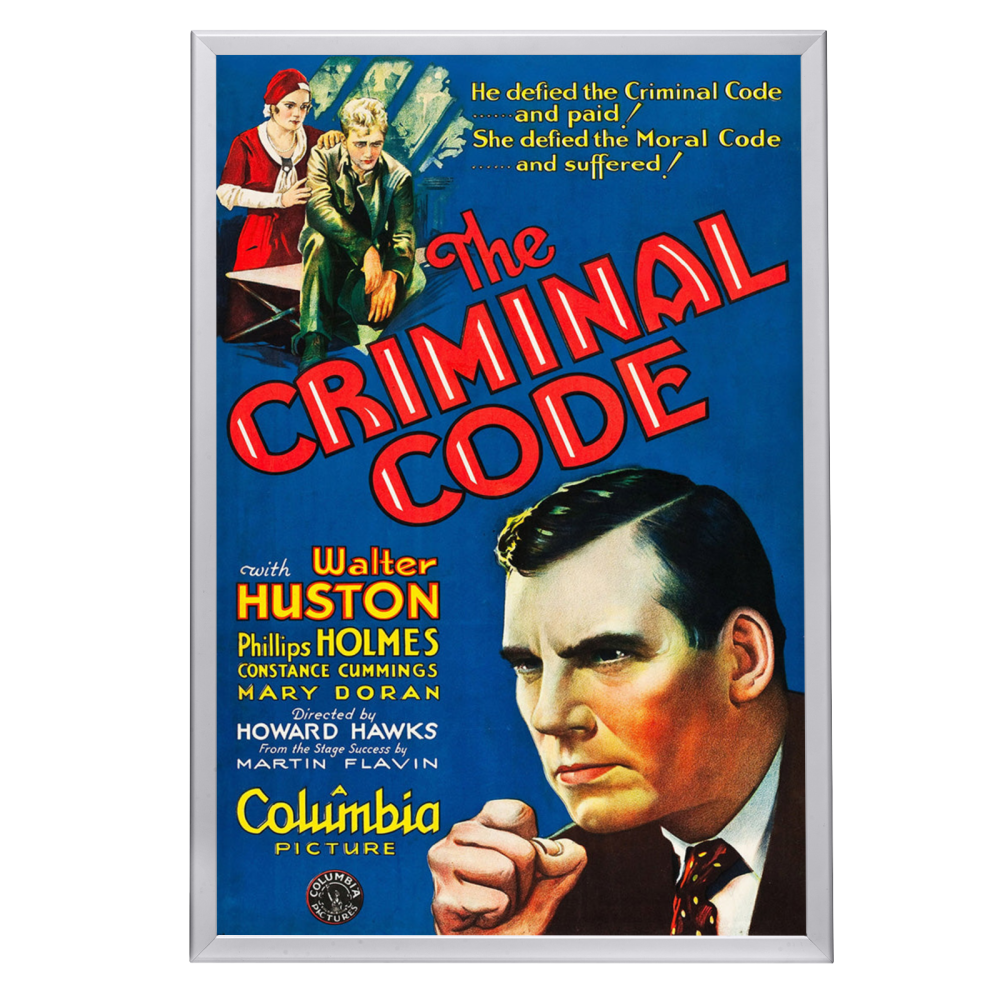 "Criminal Code" (1931) Framed Movie Poster