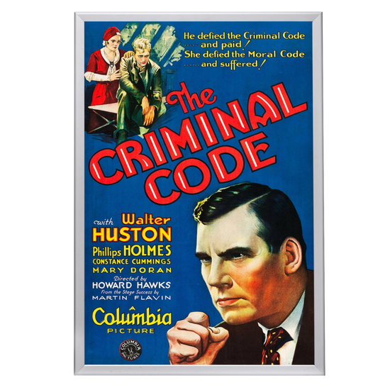 "Criminal Code" (1931) Framed Movie Poster