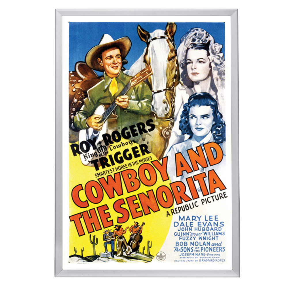 "Cowboy And The Senorita" (1944) Framed Movie Poster