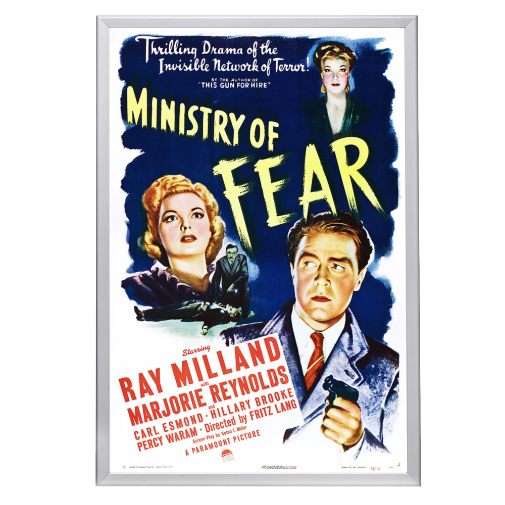 "Ministry Of Fear" (1944) Framed Movie Poster