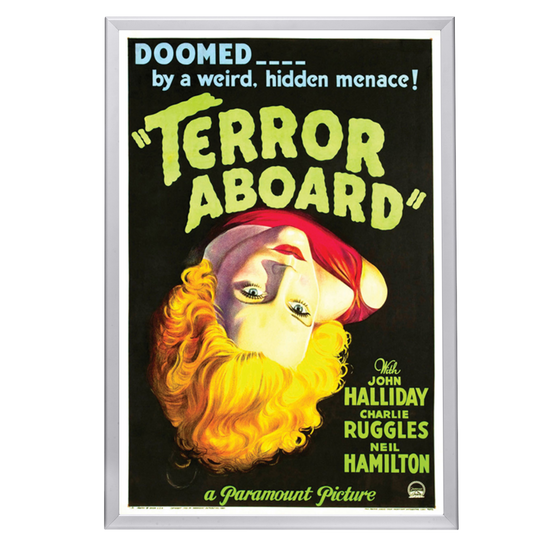 "Terror Aboard" (1933) Framed Movie Poster