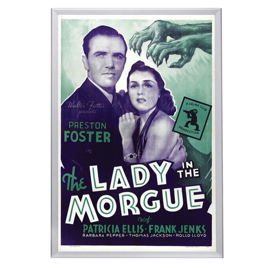 "Lady In The Morgue" (1938) Framed Movie Poster