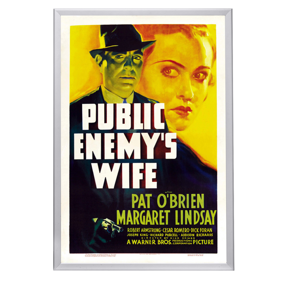 "Public Enemy's Wife" (1936) Framed Movie Poster