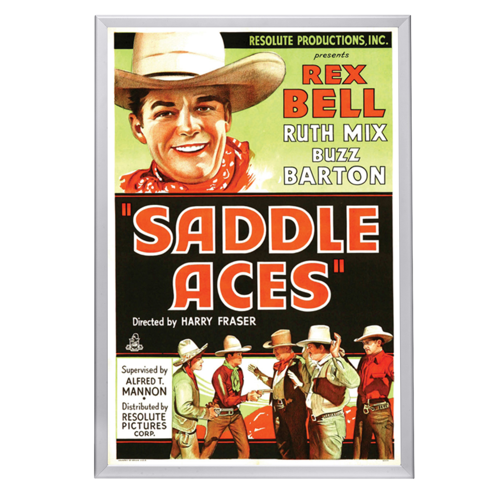 "Saddle Aces" (1935) Framed Movie Poster