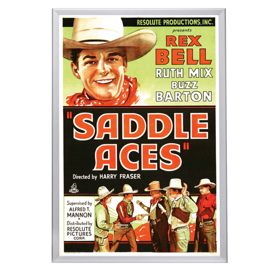 "Saddle Aces" (1935) Framed Movie Poster