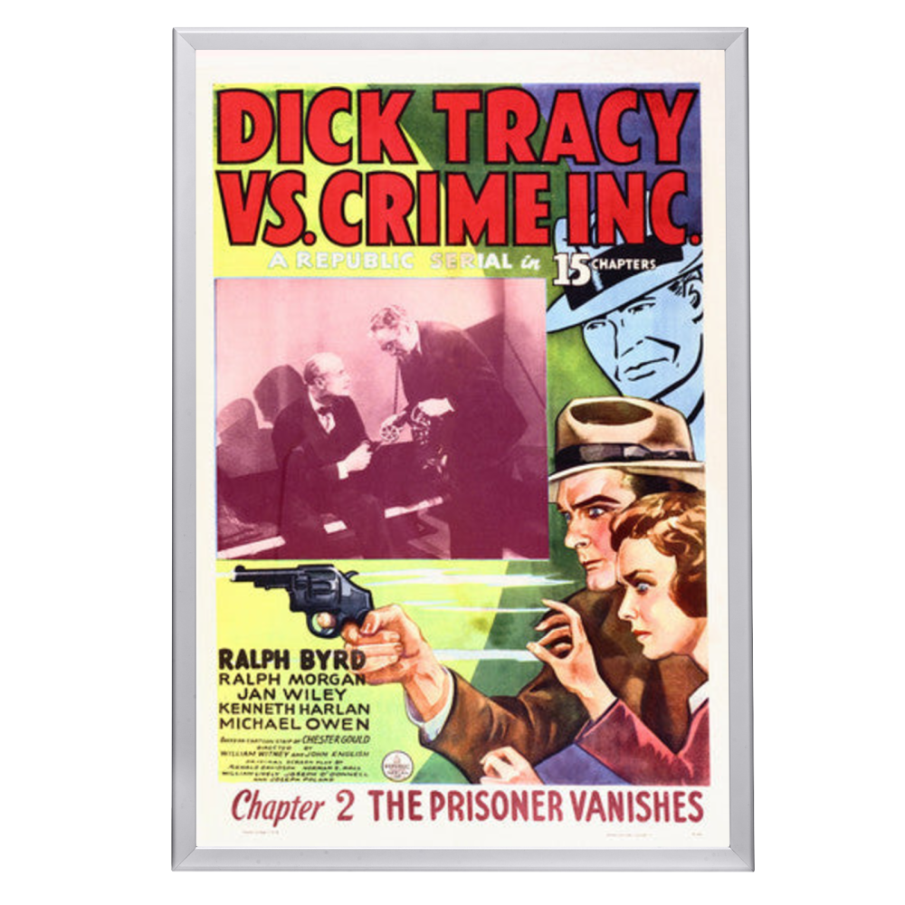 "Dick Tracy vs. Crime Inc." (1941) Framed Movie Poster