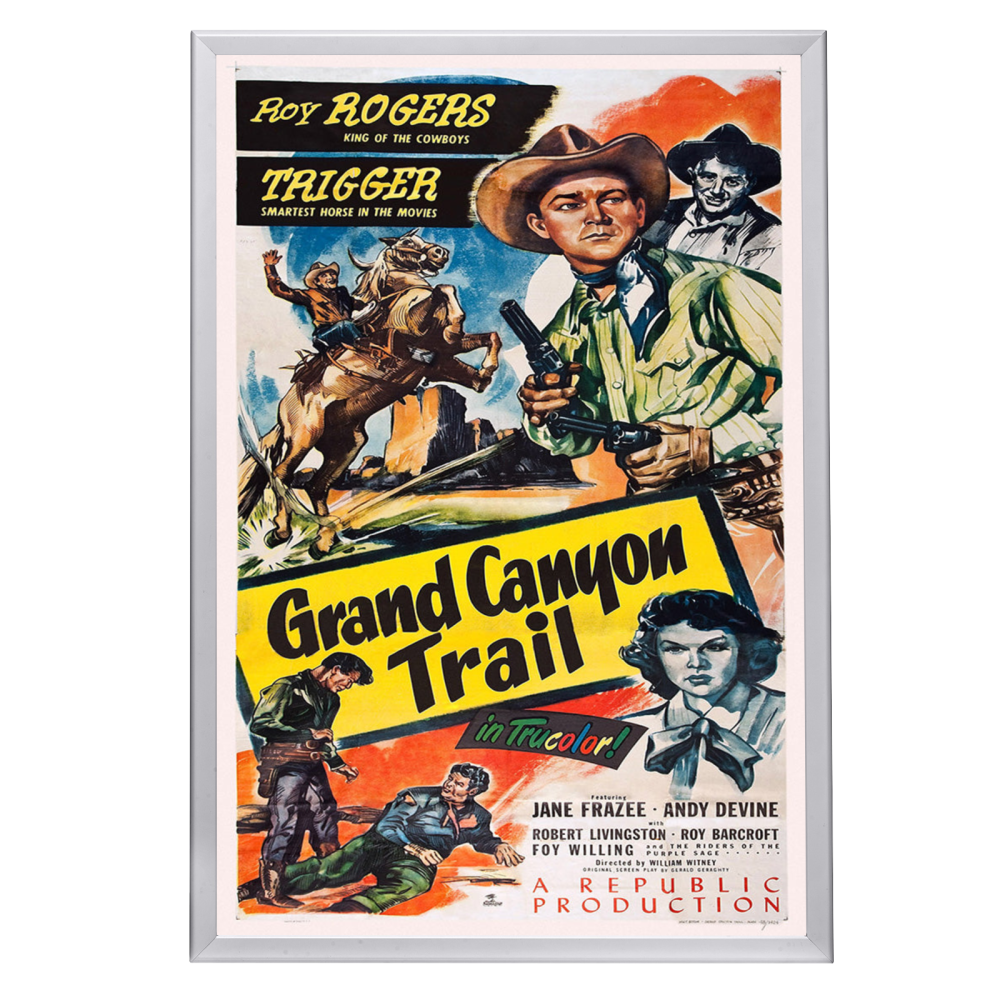 "Grand Canyon Trail" (1948) Framed Movie Poster