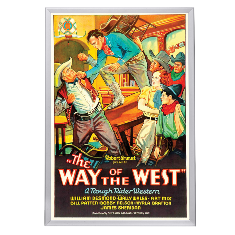 "Way Of The West" (1934) Framed Movie Poster