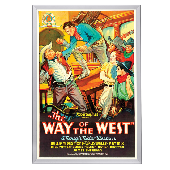 "Way Of The West" (1934) Framed Movie Poster