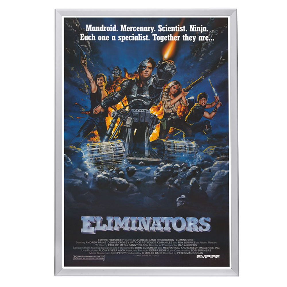 "Eliminators" (1986) Framed Movie Poster