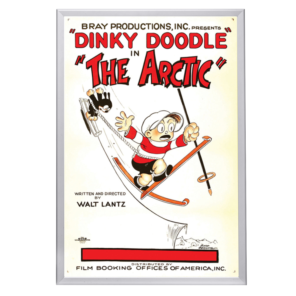"Dinky Doodle In The Arctic" (1926) Framed Movie Poster
