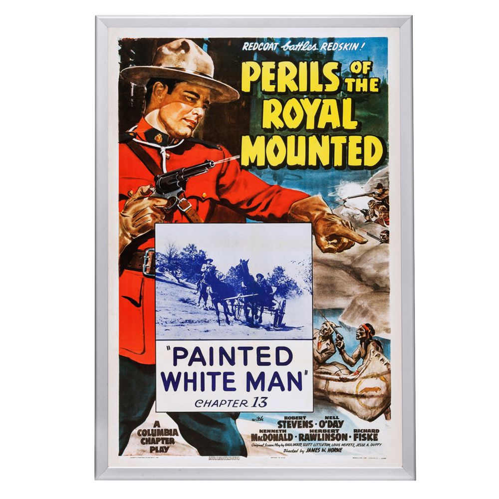 "Perils Of The Royal Mounted" (1942) Framed Movie Poster