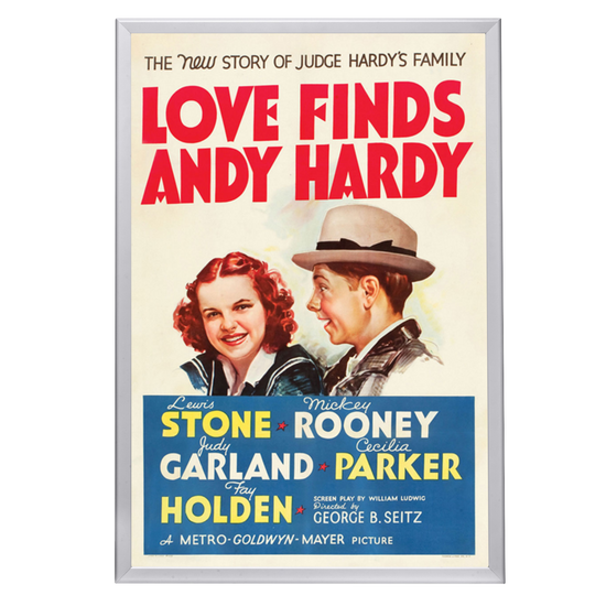 "Love Finds Andy Hardy" (1938) Framed Movie Poster