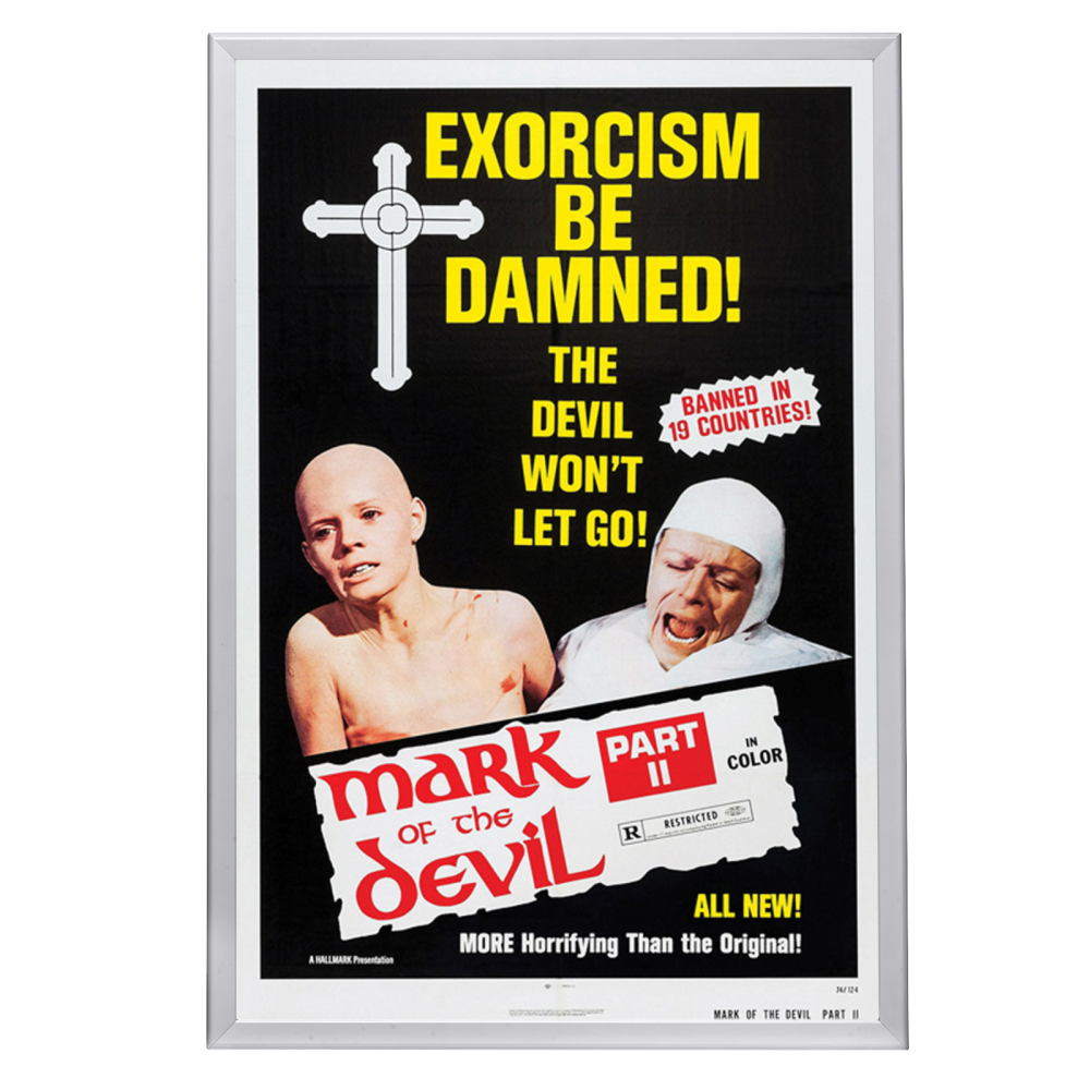 "Mark Of The Devil Part 2" (1973) Framed Movie Poster