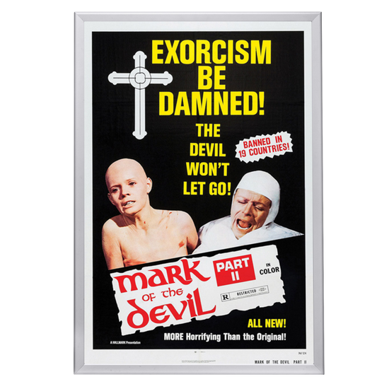 "Mark Of The Devil Part 2" (1973) Framed Movie Poster