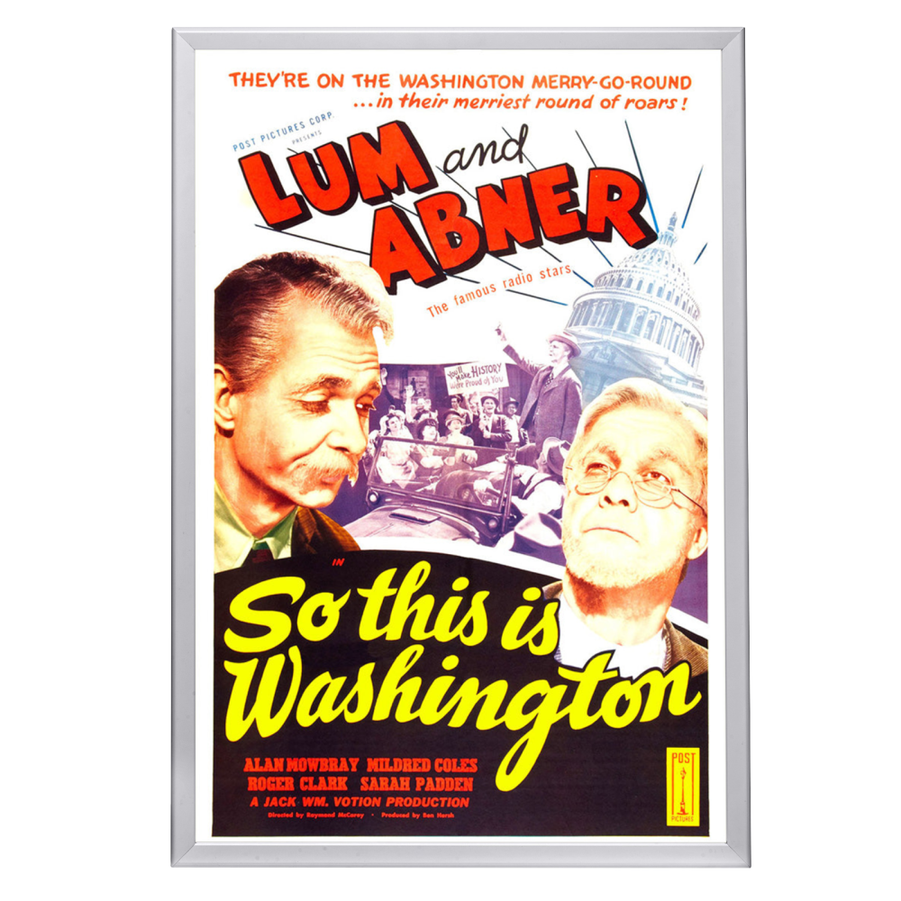 "So This Is Washington" (1943) Framed Movie Poster