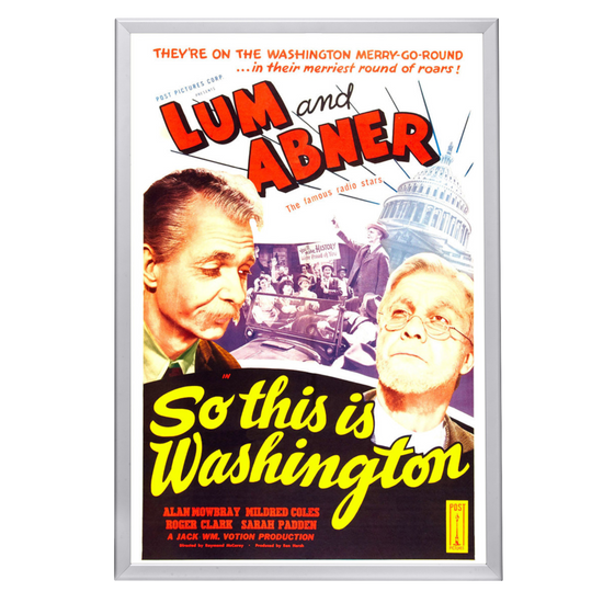 "So This Is Washington" (1943) Framed Movie Poster