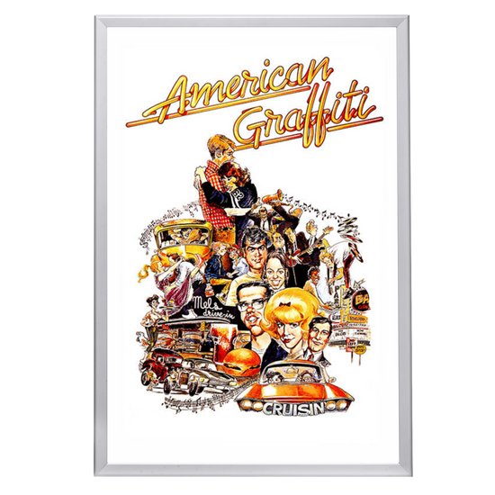 "American Graffiti" (1973) Framed Movie Poster