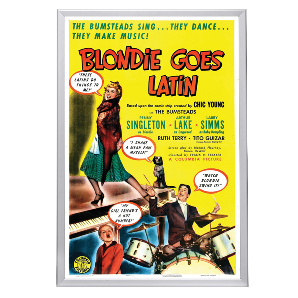 "Blondie Goes Latin" (1941) Framed Movie Poster