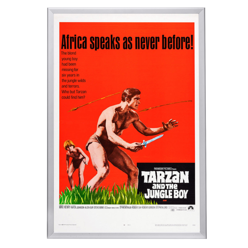 "Tarzan And The Jungle Boy" (1968) Framed Movie Poster