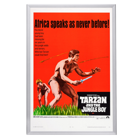 "Tarzan And The Jungle Boy" (1968) Framed Movie Poster