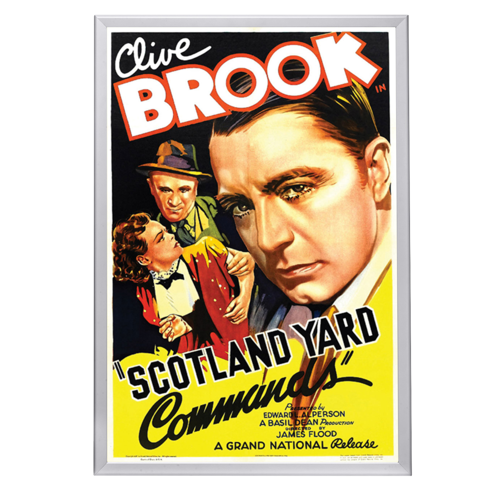 "Scotland Yard Commands" (1936) Framed Movie Poster