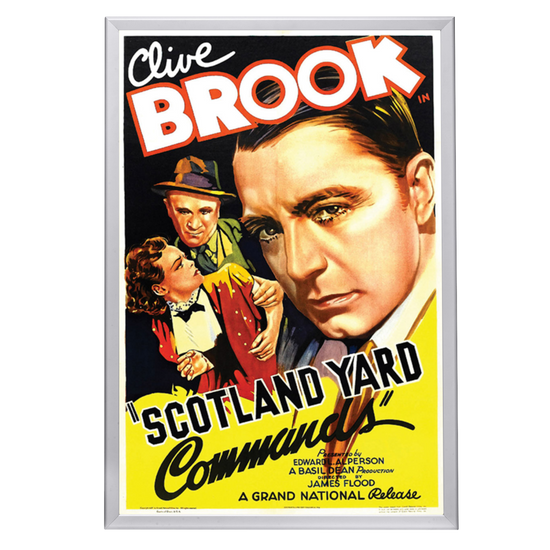 "Scotland Yard Commands" (1936) Framed Movie Poster