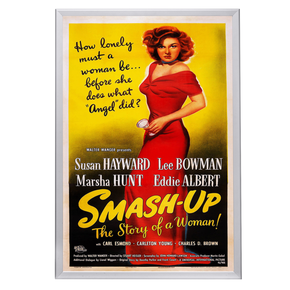 "Smash-Up: The Story Of A Woman" (1947) Framed Movie Poster
