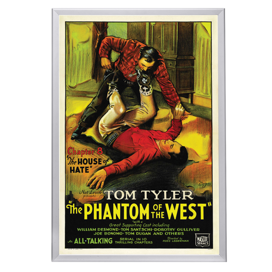 "Phantom Of The West" (1931) Framed Movie Poster