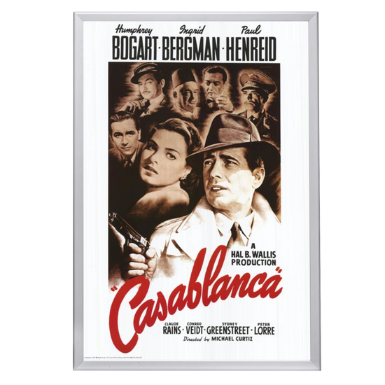 "Casablanca" (1942) Framed Movie Poster