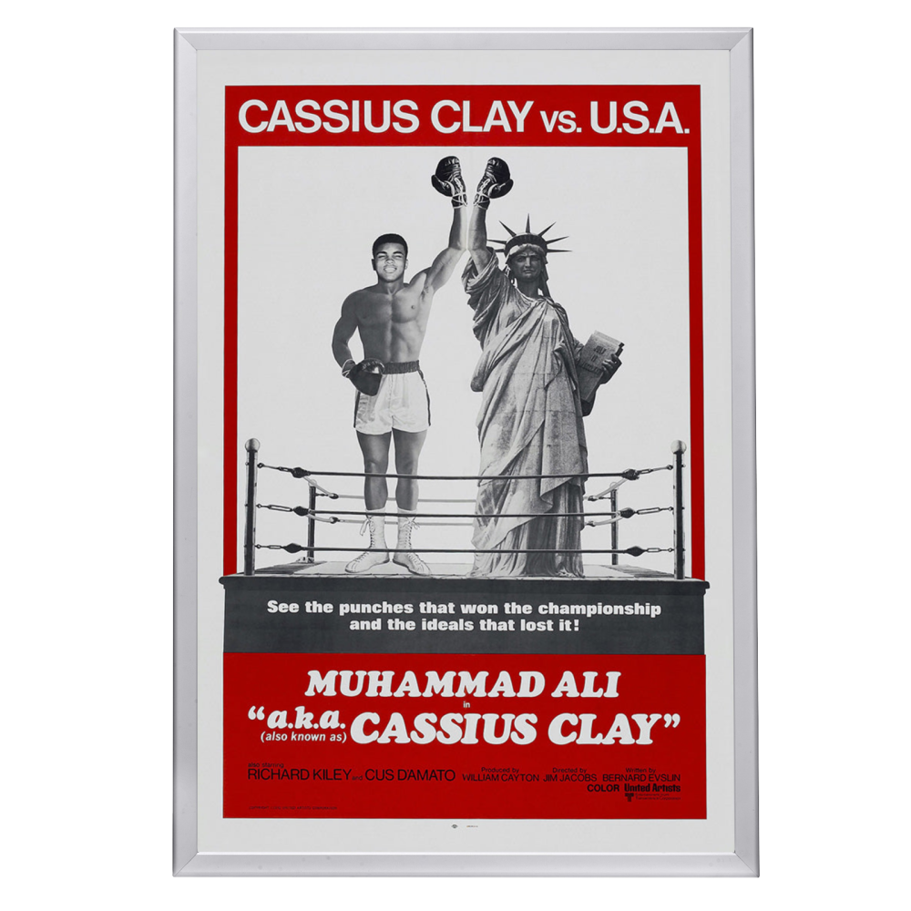 "Muhammad Ali Cassius Clay" (1970) Framed Movie Poster