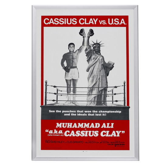 "Muhammad Ali Cassius Clay" (1970) Framed Movie Poster