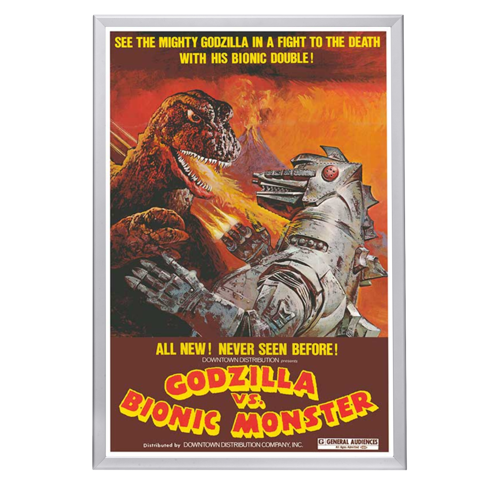 "Godzilla vs. the Bionic Monster" (1974) Framed Movie Poster