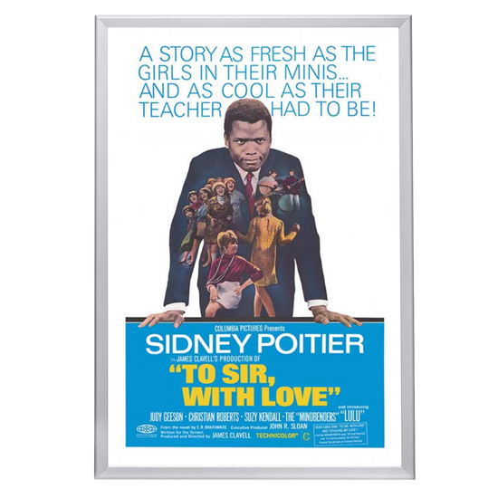 "To sir, with love" Framed Movie Poster