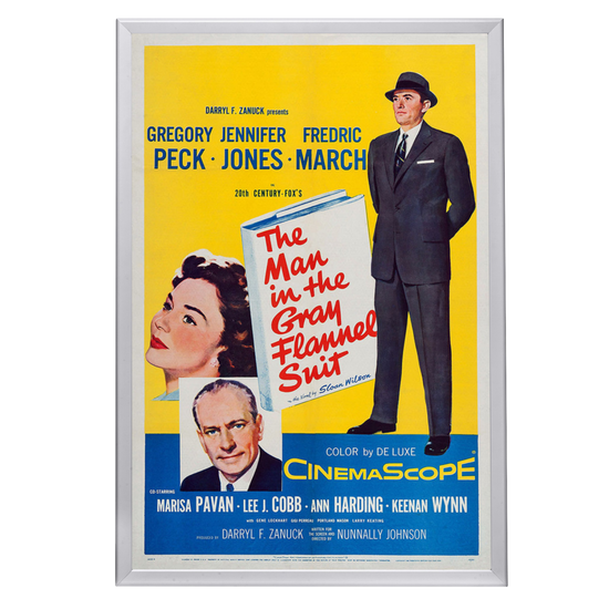 "Man In the Gray Flannel Suit" (1956) Framed Movie Poster