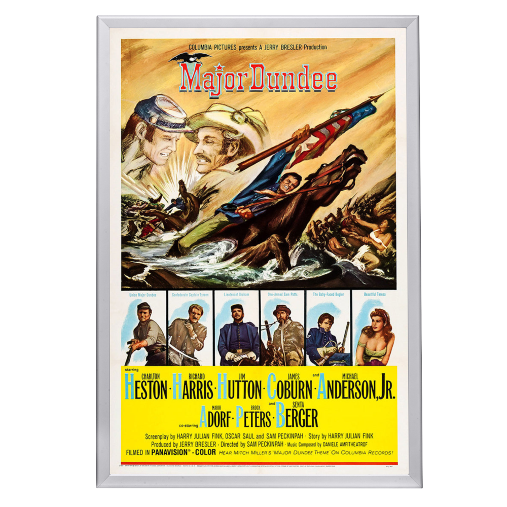 "Major Dundee" (1965) Framed Movie Poster