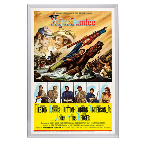 "Major Dundee" (1965) Framed Movie Poster