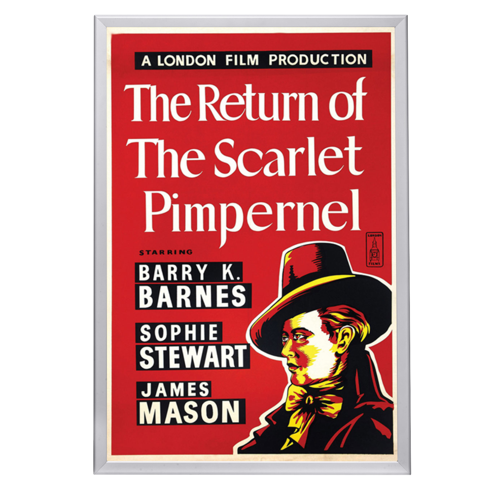 "Return Of The Scarlet Pimpernel" (1937) Framed Movie Poster