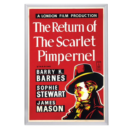 "Return Of The Scarlet Pimpernel" (1937) Framed Movie Poster